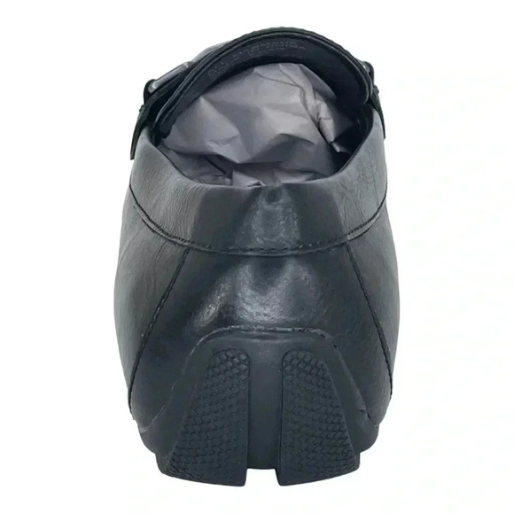 Alfani Egan Black Faux Leather Mens Bit Loafers Size 8M - Picture 5 of 10